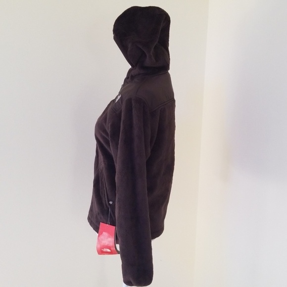 NWT! The North Face S/P brown fuzzy jacket/ hoodie - Picture 2 of 8